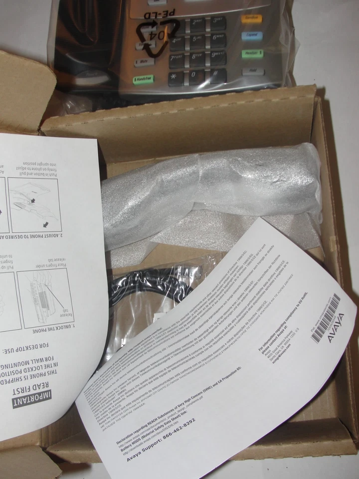 IP-телефон AVAYA 1120E VoIP настольный телефон PoE офисная трубка блок питания - Изображение 4 из 4