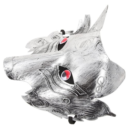 Wolf Mask Animal Shape Blank Masks Child Halloween Adults Realistic - Picture 2 of 12