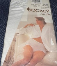 Vintage 90s Jockey for Her Brief Underwear Panties Size XL 100 Cotton Flowers