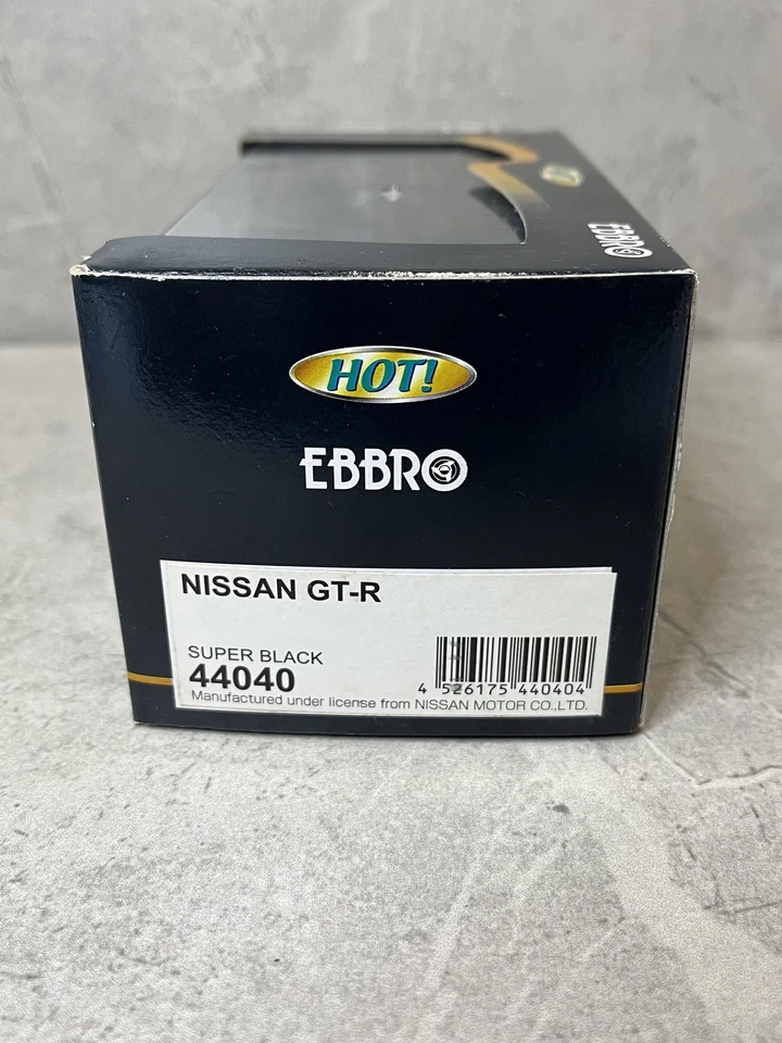 Ebbro 1/43 - Nissan GT-R 2007 R35 negro Kyosho Foto 4 de 4