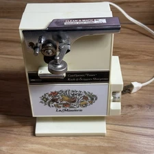 Vintage KMART Electric Can Opener Timer Knife Sharpener 06-14-28 Mushrooms HTF