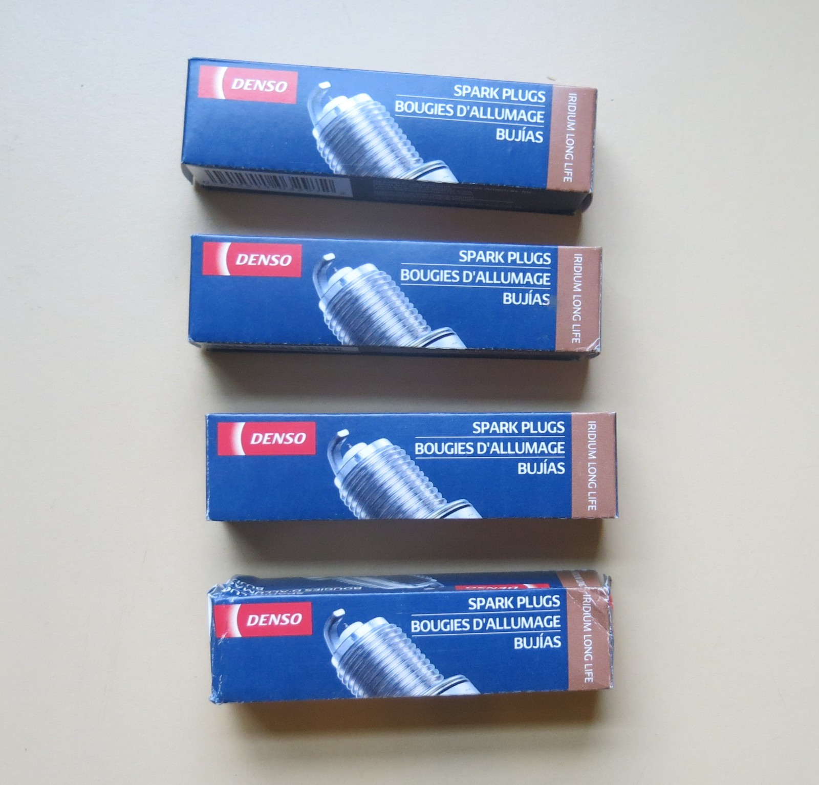 4 Piece DENSO Iridium Long Life Spark Plugs SK20R11 3297 - Open Box