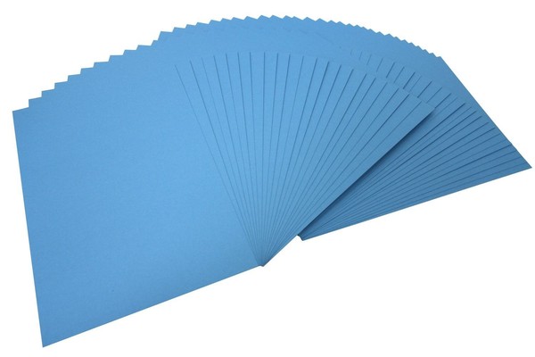 Folia Fotokarton Din A4 300 G/Qm Mittelblau 50 Blatt-image