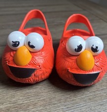 Sesame Street Elmo Toddler Size 4 Red Clogs Slip On Shoes