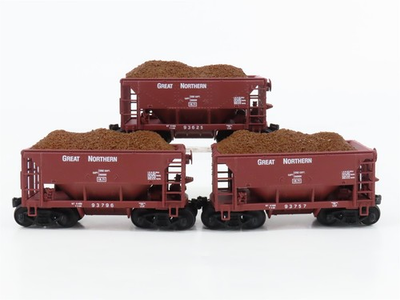 #ad HO Scale Walthers 932 4452 GN Great Northern Railway Ore Cars w Loads Set of 3 $32.95