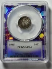 1945 P Mercury Dime PCGS MS-66 Toned