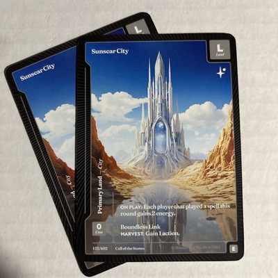 Wonders of The First Sunscar City PLAY-SET Call Of The Stones EPIC 123/402