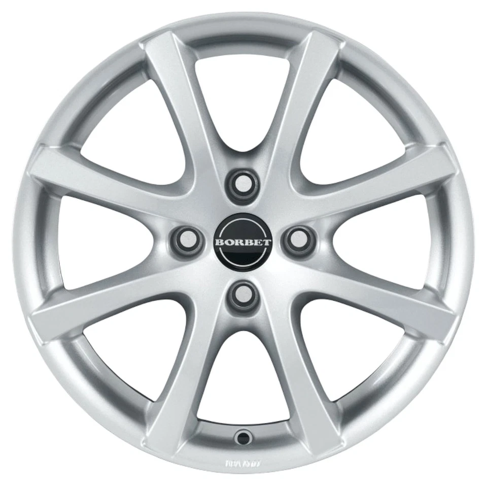 Llantas Borbet LV4 6.5x15 ET35 4x108 SIL para Audi 100 100 Avant 200 200 Avant 8 - Imagen 2 de 4