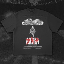 Monarch Wear Akira T-Shirt Katsuhiro Otomo Neo Tokyo Anime Black