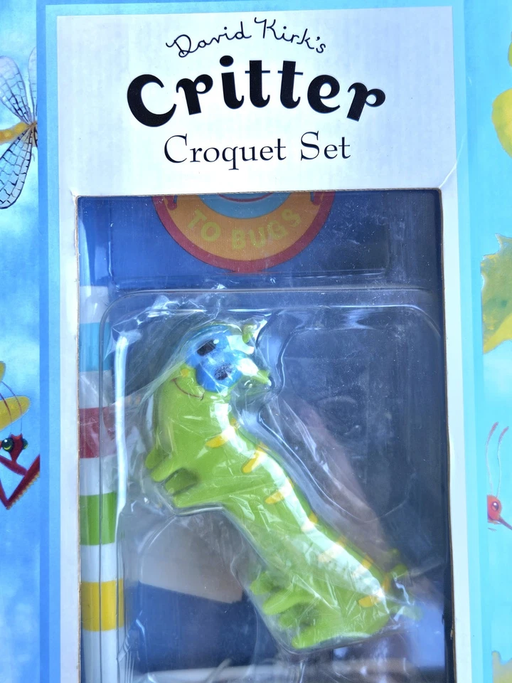 Conjunto de Croquete David Kirk's Critter 2003 Sunny Patch Super Raro Novo Na Caixa - Imagem 4 de 4