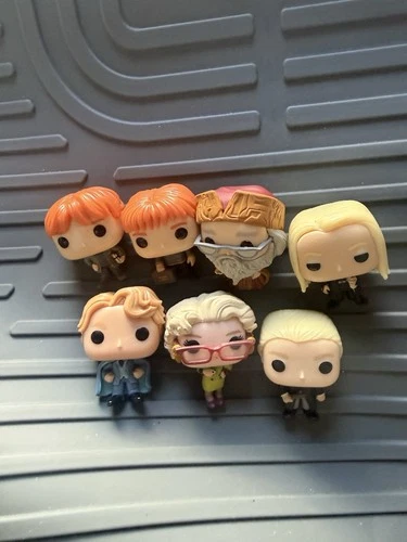 Funko Pocket Pop Harry Potter Mini Figures Lot – Harry Ron Draco Rita