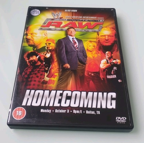 WWE Monday Night RAW Homecoming DVD RARE Region 2 Stone Cold Steve Austin WWF - Picture 2 of 6