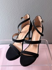Women's Stiletto High Heel Platform Black Size 7
