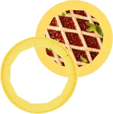 Silicone Pie Crust Shield, Heavy Duty Pie Crust Protector for Edge Cover for Pie