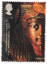 2003 GB Egyptian Coffin of Denytenamun  USED 2ND Class stamp
