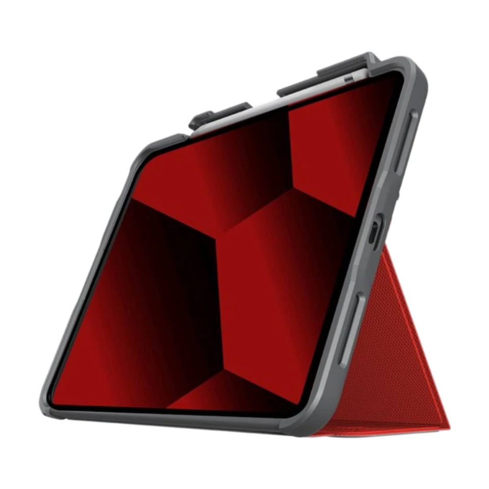 stm goods Funda protectora para iPad 10.9 Folio Dux Plus, Rojo - Imagen 3 de 4