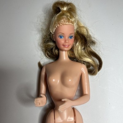  1982 Angel Face Barbie #5640 NUDE (two toned hair) Perfect for OOAK READ