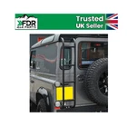 Black Aluminium Rear Access Ladder Fits Land Rover Defender 90 / 110 -   DA3073B