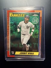 2025 Topps Chrome Jorbit Vivas 35th U90C-2 /99 Silver Pack