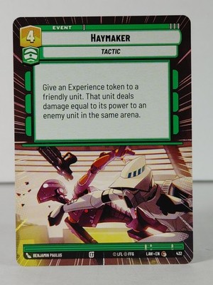 Haymaker - Hyperspace - A Lawless TIme #432 - Star Wars Unlimited -I