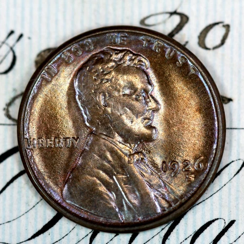 * 1926-S * PRISTINE+ GEM BU MS LINCOLN WHEAT PENNY * FROM ORIGINAL COLLECTION
