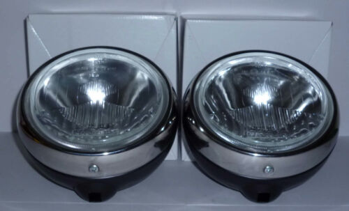 2x 7" Cibie Oscar Replica Spotlights Spotlamps H3 Stainless Steel Chrome - Picture 5 of 6