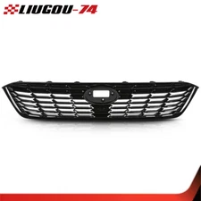 Front Bumper Upper Glossy Mesh Grille Assembly Fit For 2020-2023 Subaru Impreza