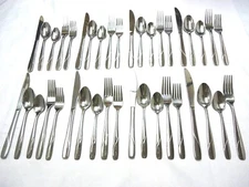STUDIO CUISINE STAINLESS FLATWARE 39-PIECES