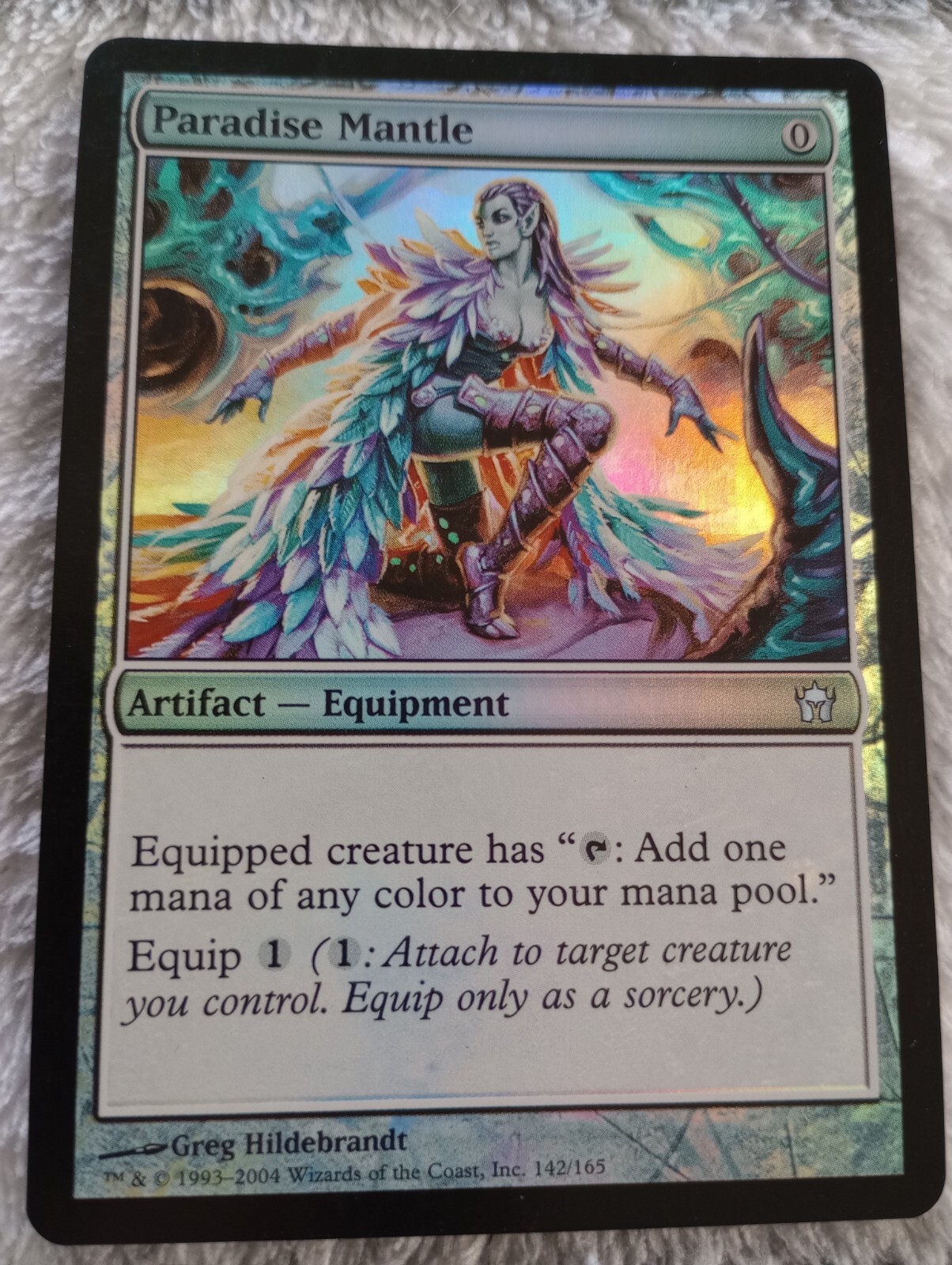 MTG - 1x Paradise Mantle - Foil - Fifth Dawn - LP