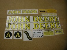 Decal Set fits John Deere A Styled Tractor Decal Set - NEW FREE SHIPPING
