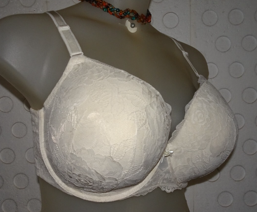 TORRID 16411477 Perfect T-Shirt Push-Up Bra 48C Ivory Lace ** - Picture 4 of 11