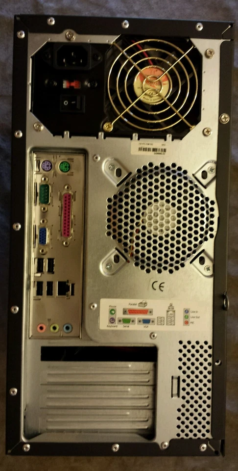 Computadora de escritorio D97573 775 mini torre CPU de doble núcleo E5200 2,50 GHz SIN HDD OS RAM Foto 3 de 4