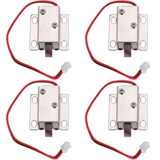 12V Electro-magnet Release Solenoid Slant Slug Electronic Latch Lock Catch Door
