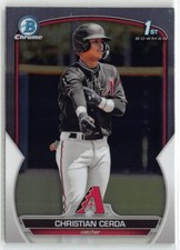 2023 Bowman - Chrome Prospects Christian Cerda #BCP-56 (RC)