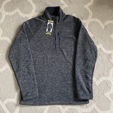 MEN'S EDDIE BAUER RADIATOR FLEECE 1/4 ZIP PULLOVER Size Med. NWT