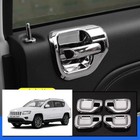 <!--F#f_0-->For Jeep Patriot 2010-2016 Glossy Chrome Inner Door Handle Bowl Frame Trim 4pcs<!--F/-->