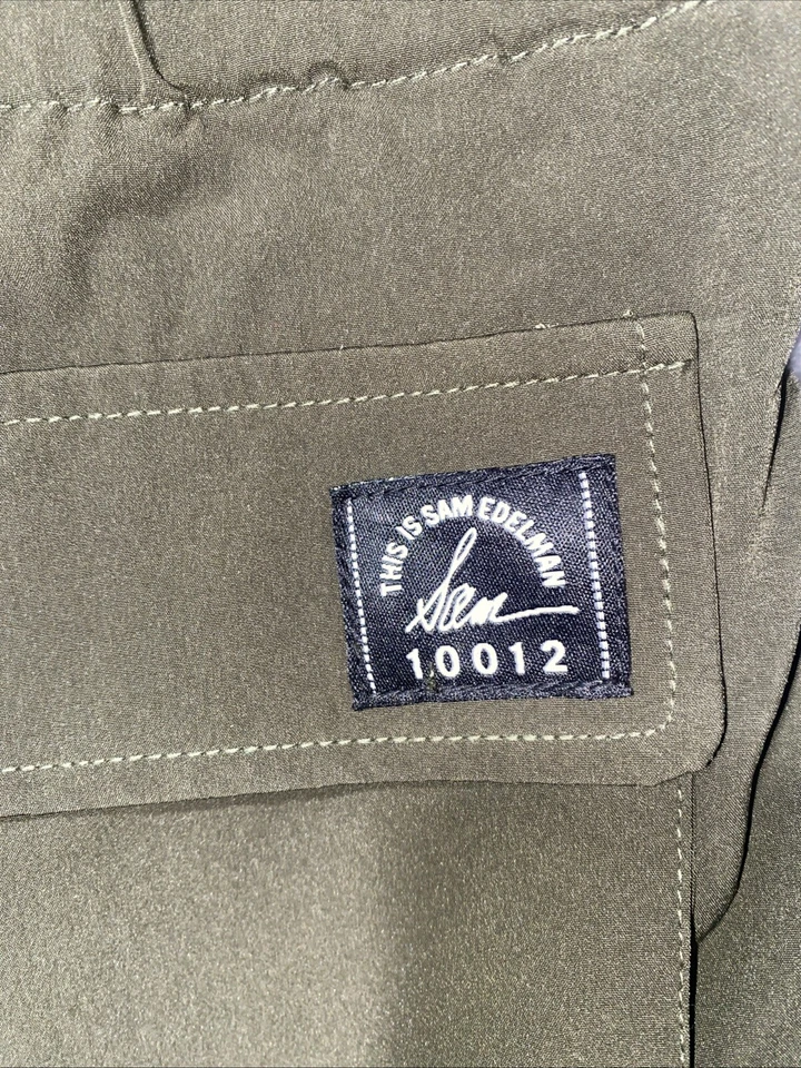 Sam Edelman Lightweight Jacket Green Logo Women’s Medium New With Tags! - Image 2 of 4