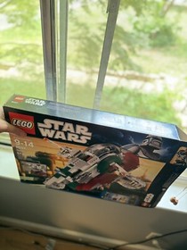 2012 SLAVE I Star Wars Original BOX ONLY LEGO 8097 -  RETIRED Very Good
