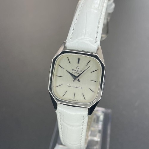 OMEGA Constellation Watch Octagon Silver Dial 23mm Ladies Antique Working - Picture 14 of 24
