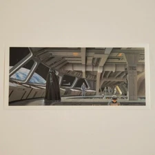 Ralph McQuarrie Postcard Star Wars The Empire Strikes Back Vader Star Destroyer