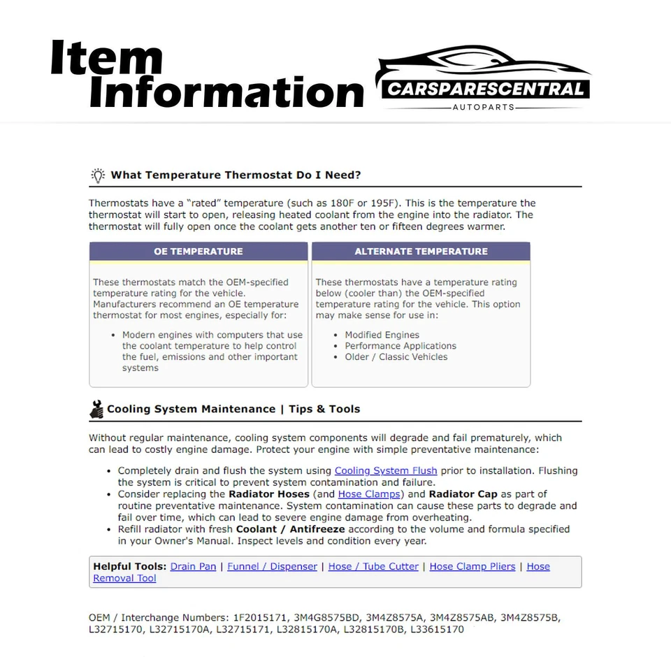 Conjunto de termostato/toma de agua de refrigerante del motor para Mazda B2300 2001-2009 2,3 L Foto 4 de 4