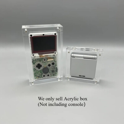Acrylic Magnetic Protecting Show Case Box For Gameboy Advance SP GBA SP Console