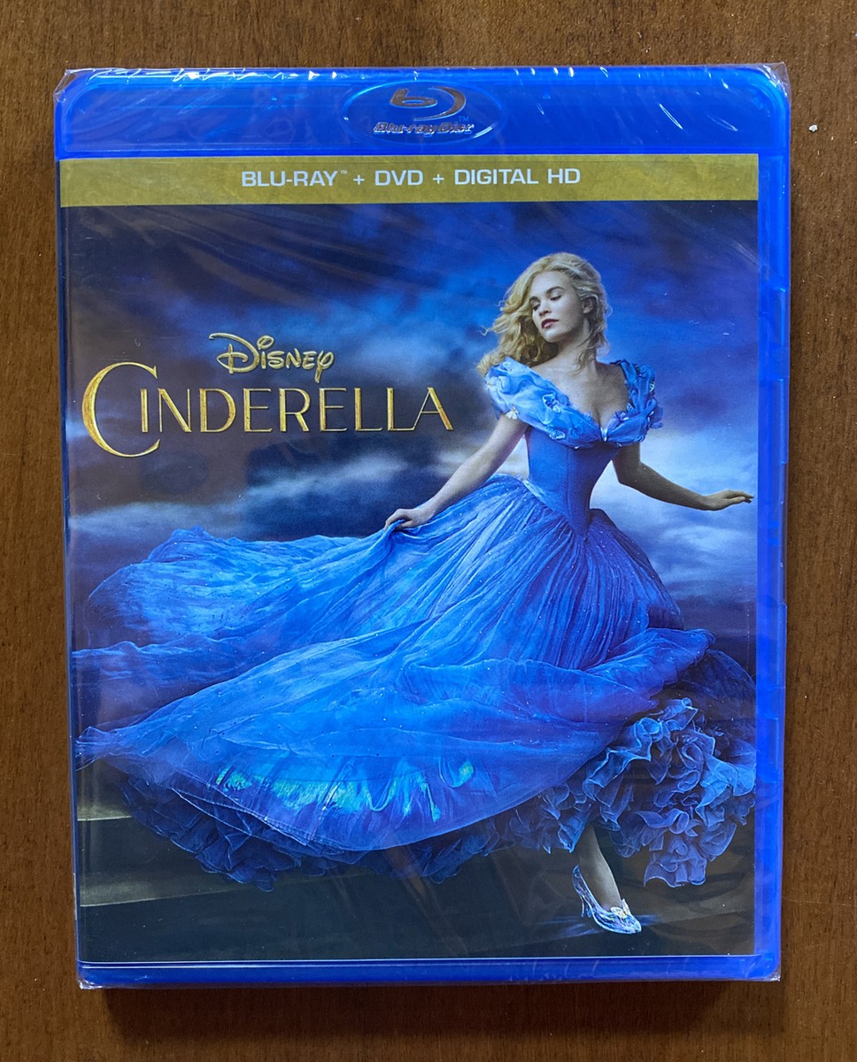Disney Cinderella Live Action (Blu-ray & DVD, 2015) No Digital