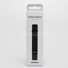 Samsung Original Fabric Band for Galaxy Watch 7, 6, 5 and 4 20mm M/L Black NEW