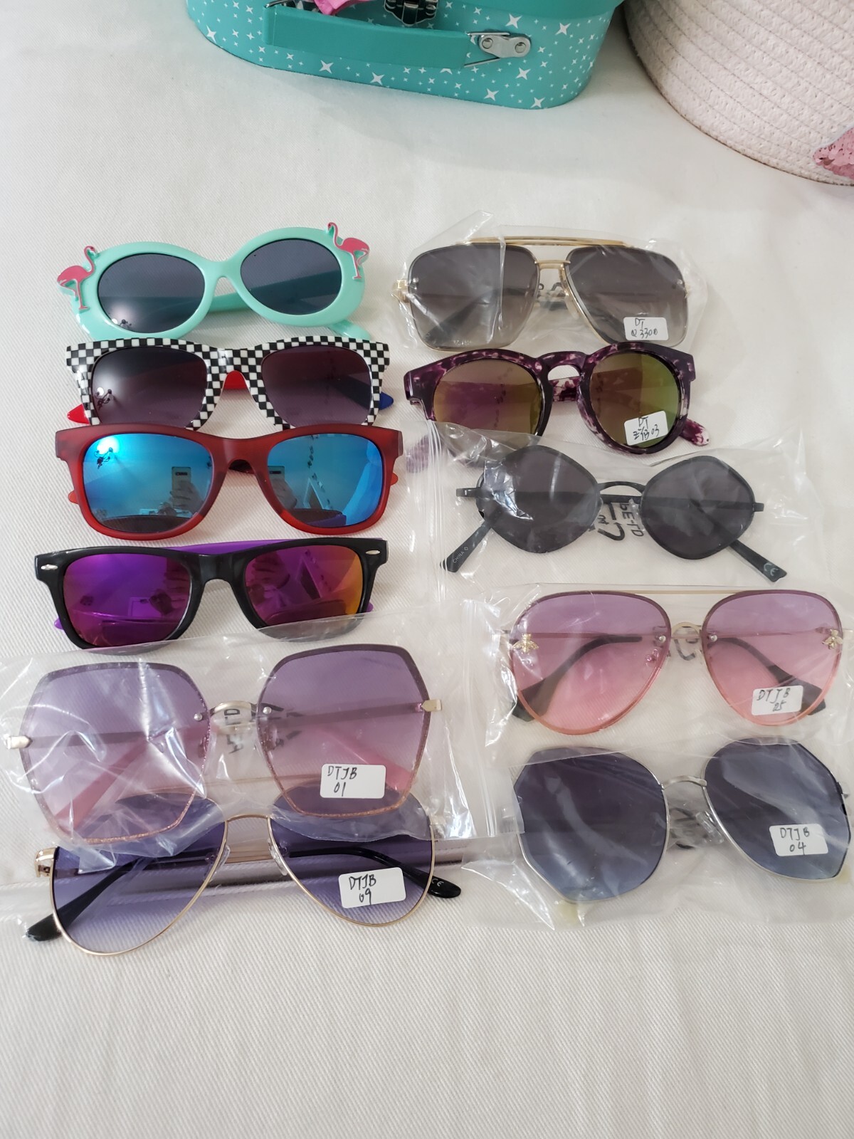 11-Piece Mixed Adult & Kid Sunglasses Set – Assorted Styles-image