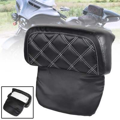 Driver Passenger Seat & Backrest Pad For Harley Touring Road King Glide 09-23 22 - View #5