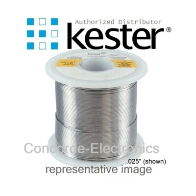 KESTER SOLDER Kester Rosin Solder 24-6040-0010 | #44 | Sn60Pb40 60-40 | .020" dia. | 3.3%