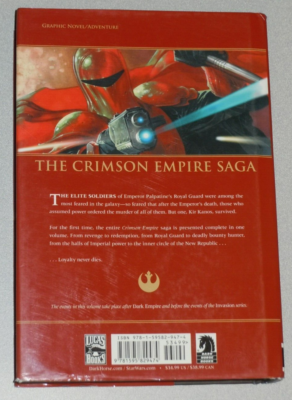 STAR WARS CRIMSON EMPIRE SAGA Hardcover Graphic Novel Trilogy Book