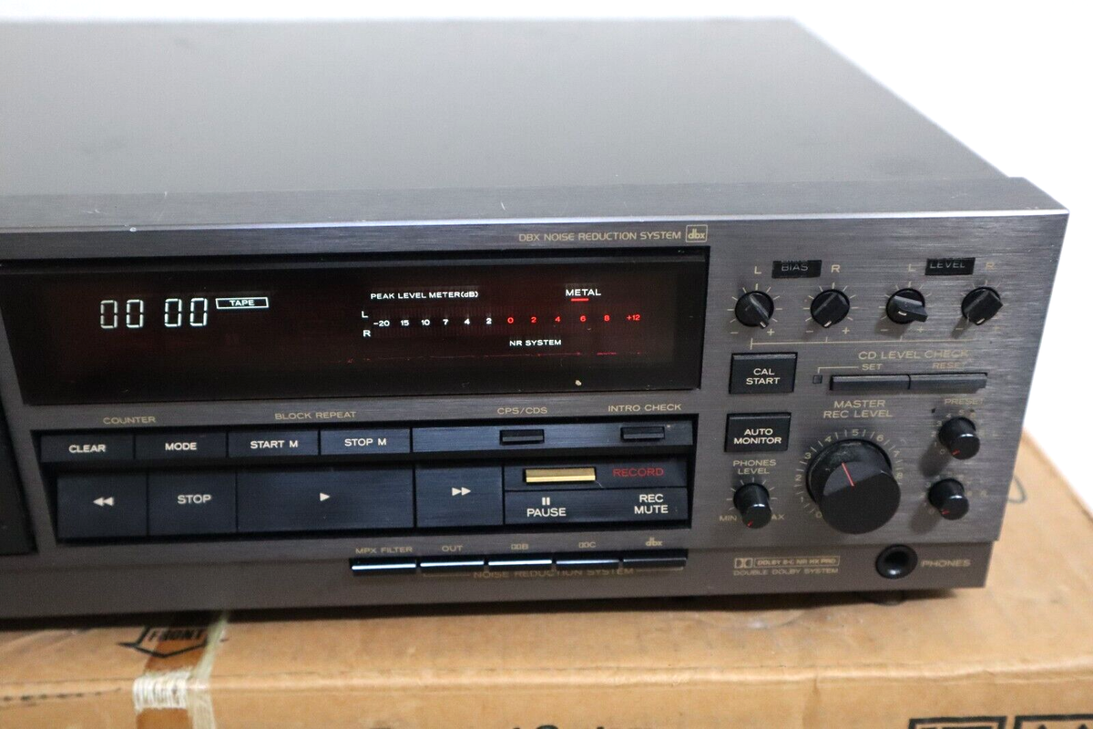 TEAC V-970X Stereo 3 Head Cassette Tape Deck Player Recorder