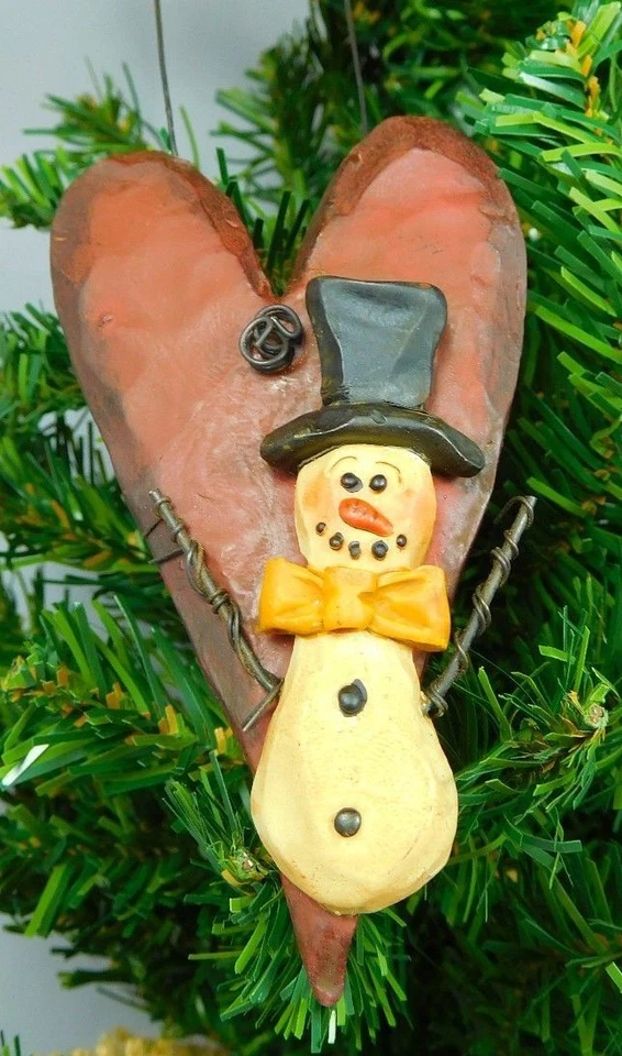 Juego de 2 adornos en forma de corazón - Nuevo de Blossom Bucket #1729 Foto 3 de 4